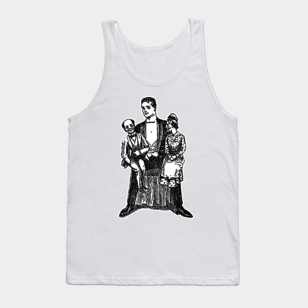 Ventriloquist with talking puppets performing in circus Tank Top by Marccelus